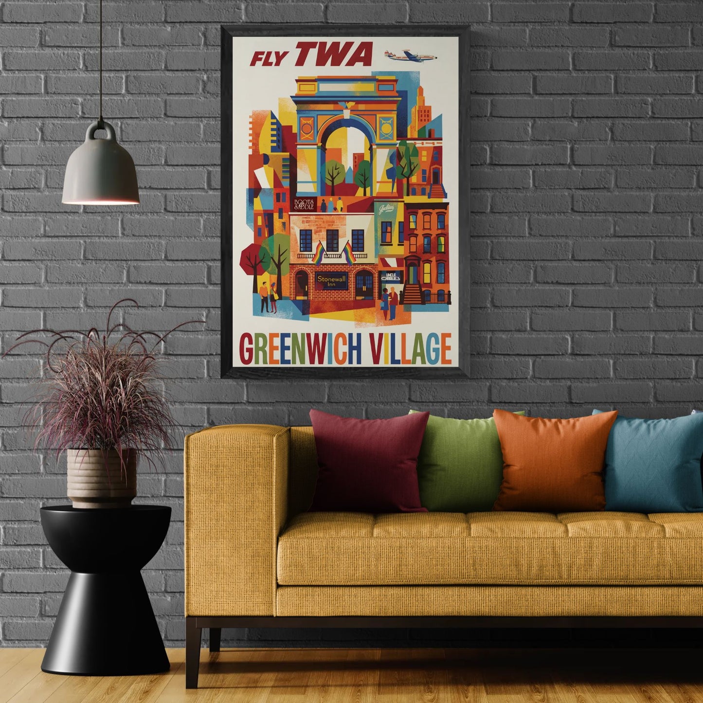 Fly TWA Greenwich Village